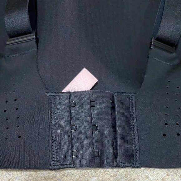 Victorias Secret Wireless Full-Coverage Black Bra 36D Adjustable Straps & Hook - Picture 4 of 6